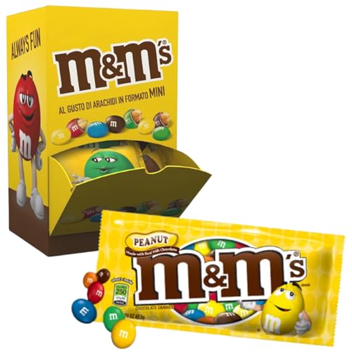 M&M's Verkaufsständer Erdnüsse Gelb Mini 60 Blister à 20 g M & M's von Generico