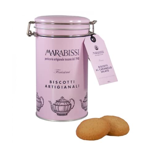 Marabissi | Artisan Biscuits Salted Caramel Metalldose - 200 Gr | Kekse mit Karamellgeschmack Marabissi | Artisan Biscuits Salted Caramel Metalldose - 200 Gr | Kekse mit Karamellgeschmack von Generico