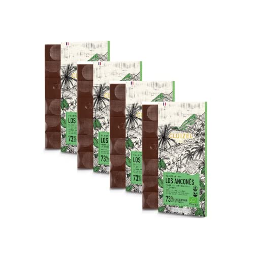 Michel Cluizel | Los Anconès Plantage Tablette Santo Domingo | Dunkle Bio-Zartbitterschokolade 73% - 4 x 70 Gr Michel Cluizel | Los Anconès Plantage Tablette Santo Domingo | Dunkle Bio-Zartbitterschokolade 73% - 4 x 70 Gr von Generico