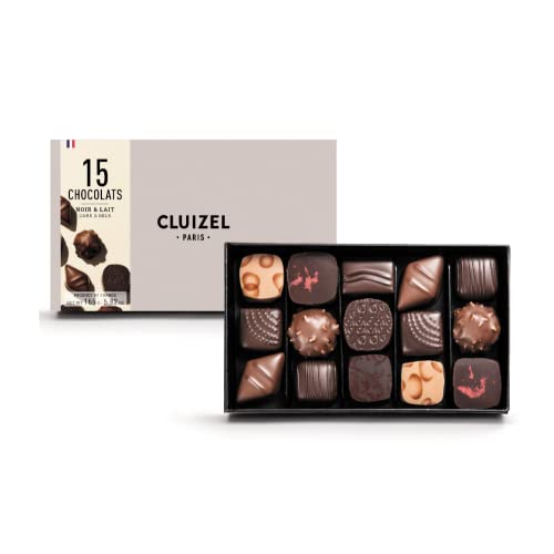 Michel Cluizel | Pralinenschachtel mit 15 gefüllten Pralinen | Verschiedene dunkle und Milchschokoladen | Pralinenschachtel 165 Gr Michel Cluizel | Pralinenschachtel mit 15 gefüllten Pralinen | Verschiedene dunkle und Milchschokoladen | Pralinenschachtel 165 Gr von Generico