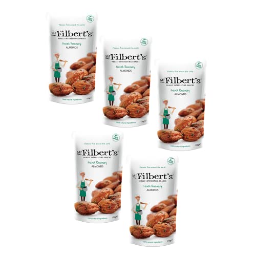 Mr. Haselnuss | Geröstete Mandeln Rosmarin | Geschmorte Mandeln Französischer Rosmarin - 5 x 110 Gr | Salziger Snack Snack Mr. Haselnuss | Geröstete Mandeln Rosmarin | Geschmorte Mandeln Französischer Rosmarin - 5 x 110 Gr | Salziger Snack Snack von Generico