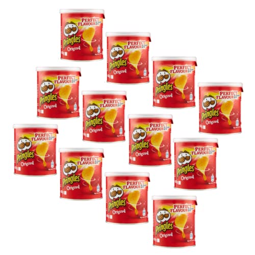 Pringles® | Salziger Snack | Gesalzene Kartoffelchips - 12 x 40 Gr von Genérico