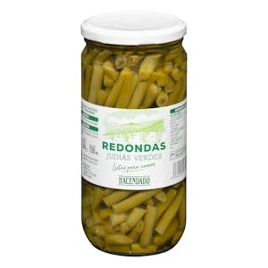 Runde grüne Bohnen 660 g (360 g abgetropft), Packung mit 2 Stück von Genérico