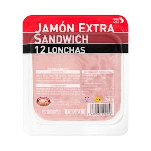 Schinken, extra Sandwich, 250 g, 2 Stück Schinken, extra Sandwich, 250 g, 2 Stück von Genérico