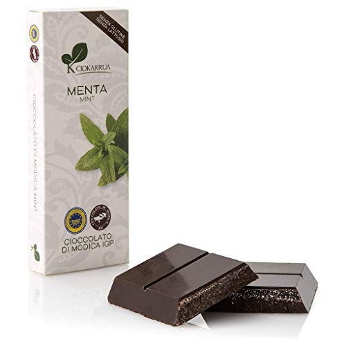 Schokolade aus Modica, mit MINT, 100g, Italienische Gourmet Spezialitäten von Generico