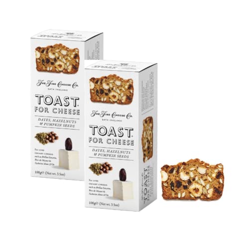 The Fine Cheese Co. Toast mit Datteln, Haselnuss und Kürbiskernen - 2 x 100 Gramm The Fine Cheese Co. Toast mit Datteln, Haselnuss und Kürbiskernen - 2 x 100 Gramm von Generico