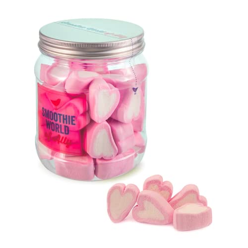 Welt der Verbündeten | Marshmallow Cuori | Eibisch in Barattolo | Cuori Marshmallow - 160 Gr | Dolci Americani von Generico