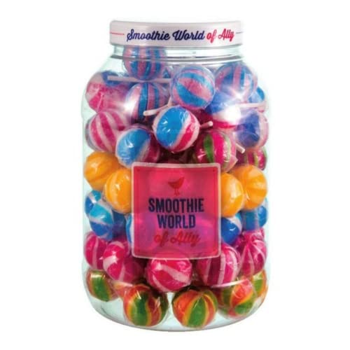 World of Ally Giara con 70 Lecca Lecca Assortiti ai Gusti Frutta - 1 x 1.750 Grammi) von Generico