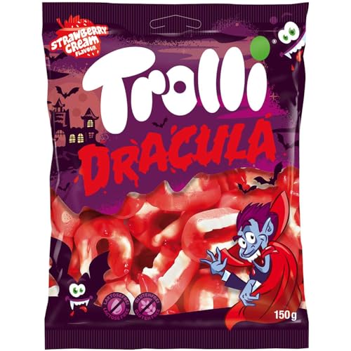 Dracula - Köstliche süße Überraschung, die betörende Aromen und visuellen Genuss kombiniert, perfekt für Halloween oder jeden Gourmet-Anlass, Trolli-kompatibel, 150 g Dracula - Köstliche süße Überraschung, die betörende Aromen und visuellen Genuss kombiniert, perfekt für Halloween oder jeden Gourmet-Anlass, Trolli-kompatibel, 150 g von Générique