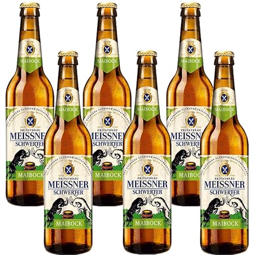 (Bierpaket 6 Flaschen Maibock Meissner Schwerter 0,5 Liter 5,9% vol. inkl. Mehrweg Pfand) von Generisch