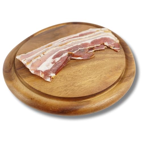 100g Gerauchter Bauch Bacon von der Landmetzgerei Bühler 100% Deutsches Schweinefleisch in Scheiben Perfekt fürs Vesper & zum Grill gerauchter Schweinebauch in Scheiben gerauchtes Fleisch von Generisch