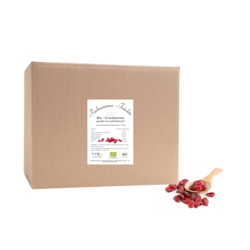 11,3 kg BIO Cranberries | gesüßt mit Apfeldicksaft | naturbelassen | ungeschwefelt 11,3 kg BIO Cranberries | gesüßt mit Apfeldicksaft | naturbelassen | ungeschwefelt von Generisch