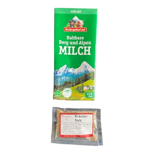 12x 1l = 12l Berchtesgadener Land haltbare Berg und Alpen Milch und 50g Wendlers Kräutersalz 12x 1l = 12l Berchtesgadener Land haltbare Berg und Alpen Milch und 50g Wendlers Kräutersalz von Generisch