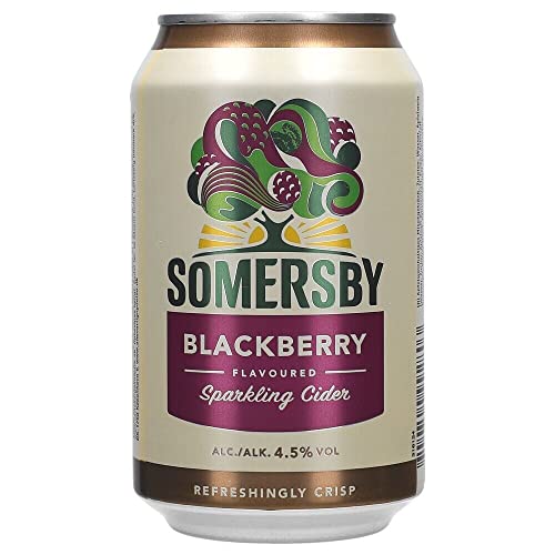 12x Somersby Blackberry/Brombeere Cider 0,33l erfischender Cider Bier von Generisch