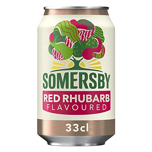 12x Somersby Red Rhubarb (Rhabarber) Cider 0,33l erfrischend lecker fruchtig von Generisch