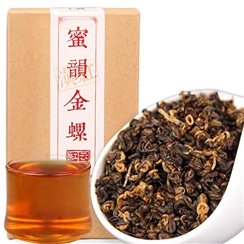 200g Schwarzer Tee Kunming Crested Frühfrühling Honig-Reim Golden Screw Schwarzer & Roter Dianhong-Tee Grüner Lebensmittel-Roter Tee 200g Schwarzer Tee Kunming Crested Frühfrühling Honig-Reim Golden Screw Schwarzer & Roter Dianhong-Tee Grüner Lebensmittel-Roter Tee von Generisch