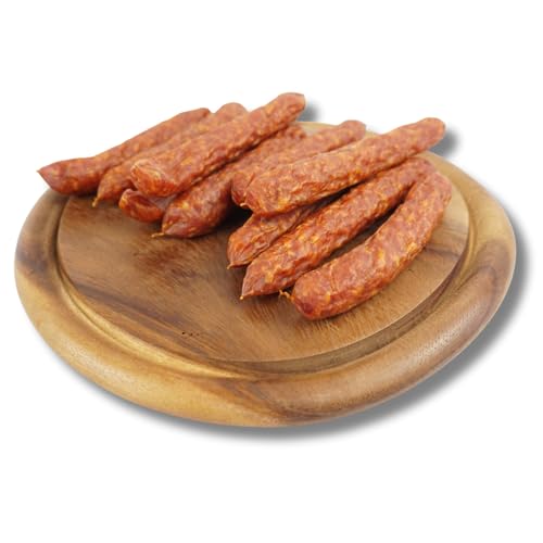 220g Pfefferbeiser von der Landmetzgerei Bühler aus 100% Deutschem Fleisch Perfekt als Snack oder fürs Vesper Würziger Pfeffergeschmack, Salami-Art, Premium-Qualität aus Deutschland von Generisch