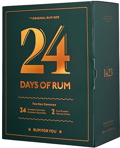 24 Days of Rum der Original-Rumkalender Adventskalender Green Edition PiHaMi® von Generisch