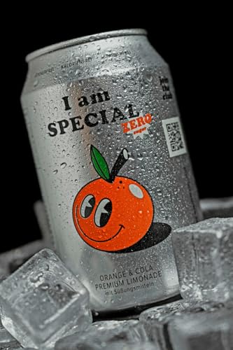 24 x I am SPECIAL „ZERO“ Cola & Orange Mix inkl. 6€ Pfand (24x0,25€ je Dose) von Generisch