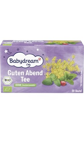 2X Babydream Bio Guten Abend Tee, Kräutertee ohne Zuckerzusatz, 20 Beutel von Generisch