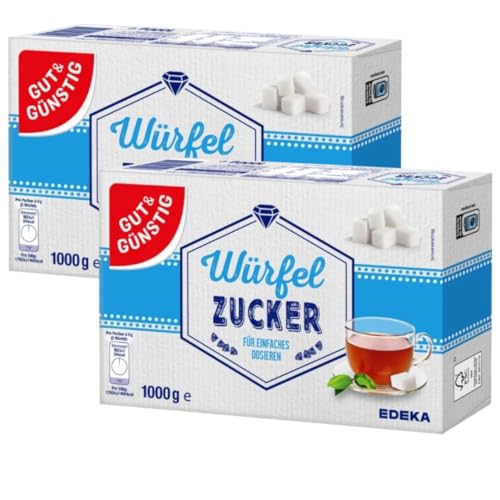 2er x GG Würfelzucker zucker weißer Zuckerwürfel 1000 Gramm 2er x GG Würfelzucker zucker weißer Zuckerwürfel 1000 Gramm von Generisch