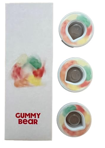 3 x Air Up Pod Original Duft Pods mit Gummibärchengeschmack, Zubehör für Trinkflasche, aromatisierte Pads, 0 Kalorien, kein Zucker, natürliche Aromen (Gummibärchen) von Generisch