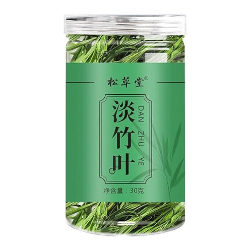 30g Original Chinesischer Transparenter Bambusblatt Kräutertee Bio Vegan Koffeinfrei Duftender Tee in Der Dose Grüner Bio Kräutertee Ohne Zusatzstoffe Wärmeklärend Und Harntreibend (1pc) von Generisch