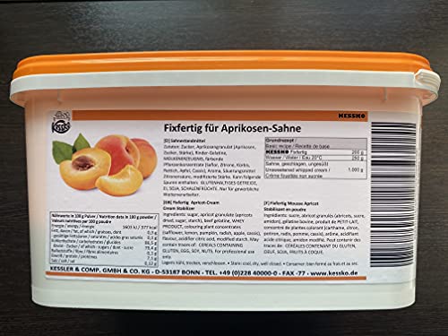 Aprikose Kessko Sahnefond 900 g, Sahnestand, Sahnesteif, Sahne 0,9 kg (Aprikose) von Generisch
