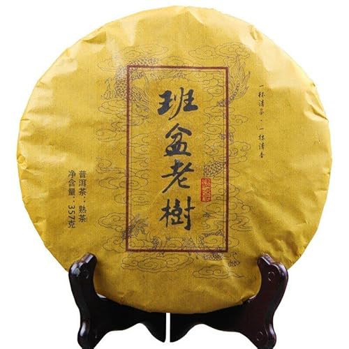 357g Reifer Pu-Erh Tee Von Puer Shu Pu Erh Tee Yunnan Banpen Alter Chinesischer Gereifter Puerh Grüner Bio Pu'er Schwarztee Ohne Zusatzstoffe Alter Puer von Generisch