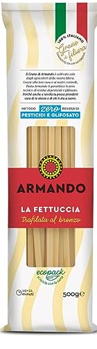 4 x Pasta Armando La Fettuccia, Bronzegezogene Nudeln,100% Italienische Pasta 500g (4x500gr) von Generisch