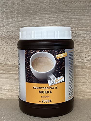 13 Sorten Dreidoppel Pasten 1 kg, Konditoreipaste, Aromapaste, backfest 1000g (Mokka) von Generisch