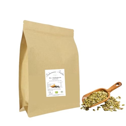 5 kg BIO Kürbiskerne | geschält | Naturbelassen und ungeröstet | aus BAYERN - GERMANY 5 kg BIO Kürbiskerne | geschält | Naturbelassen und ungeröstet | aus BAYERN - GERMANY von Generisch
