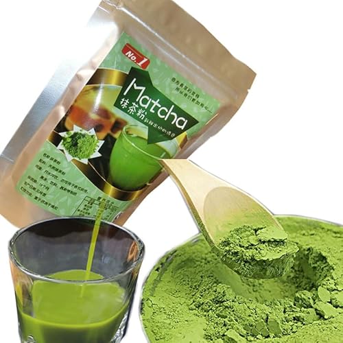 500g Original natürliches Matcha-Teepulver aus Japan – Kräutertee-Option zum Kaltaufbrühen ohne Zusatzstoffe mit intensivem Geschmack und glatter Textur einzeln verpackt von Generisch