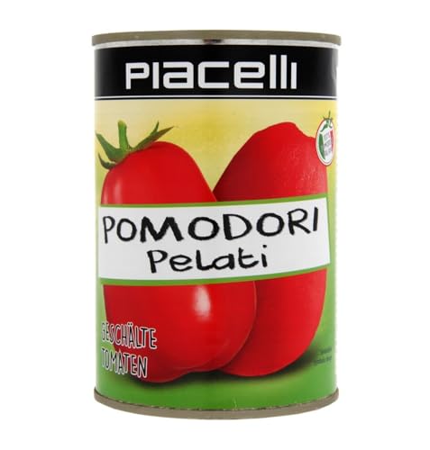 6x Piacelli Pomodori Pelati - geschälte Tomaten a. 400g = 2,4kg von Generisch