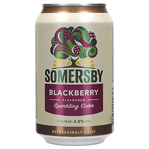 6x Somersby Blackberry/Brombeere Cider 0,33l fruchtig, erfrischend Harmonisch von Generisch