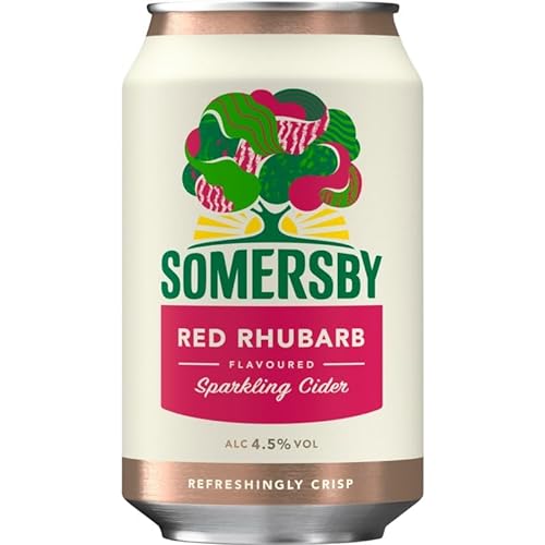 72x Somersby Red Rhubarb (Rhabarber) Cider 0,33l erfrischend lecker fruchtig von Generisch