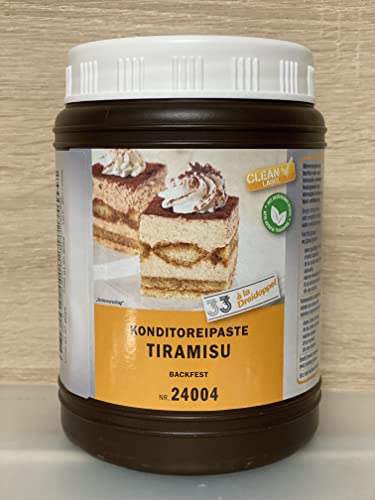 12 Sorten Dreidoppel Pasten 1 kg, Konditoreipaste, Aromapaste, backfest 1000g (Tiramisu) von Generisch