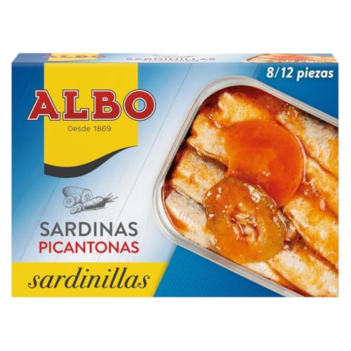 ALBO Pikante Sardinen 8/12 Stück 105 g. 9er-Pack von Generisch