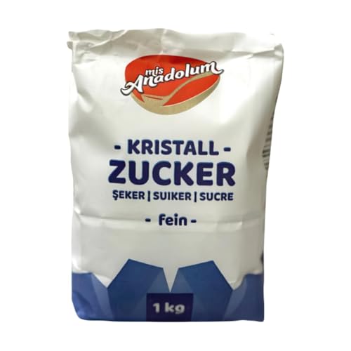 ANAADOL Zucker fein zucker weißer feinzucker Sugar 1000 Gramm ANAADOL Zucker fein zucker weißer feinzucker Sugar 1000 Gramm von Generisch