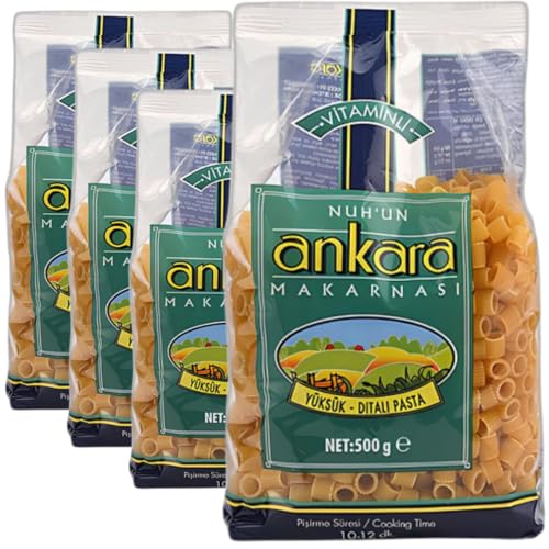 ANK Ditali Nudel nudeln pasta nudeln 500 Gramm, 4 STÜCK ANK Ditali Nudel nudeln pasta nudeln 500 Gramm, 4 STÜCK von Generisch