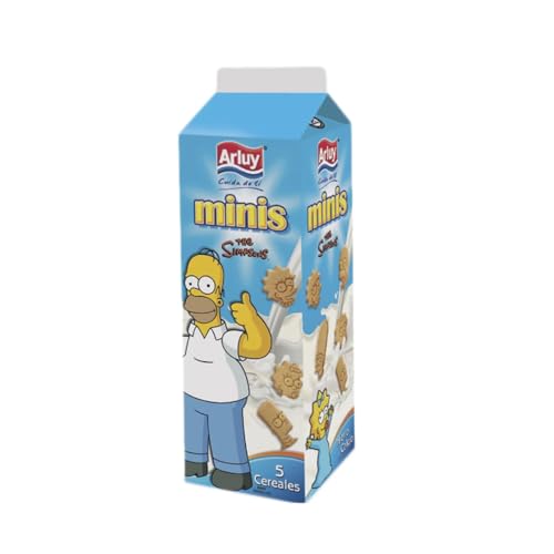 ARLUY Getreidekekse in Form der Simpsons 275 g. 3er Pack von Generisch