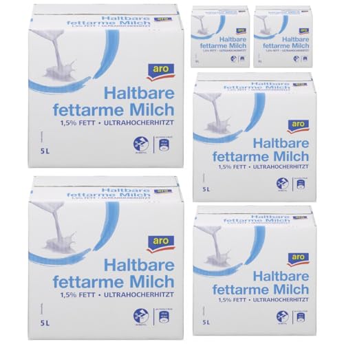 ARRO H-Milch fettarme milch% 1,5 Fett Haltbare Milch Wiederverschließbar 5000 Mililiter, 6 STÜCK ARRO H-Milch fettarme milch% 1,5 Fett Haltbare Milch Wiederverschließbar 5000 Mililiter, 6 STÜCK von Generisch