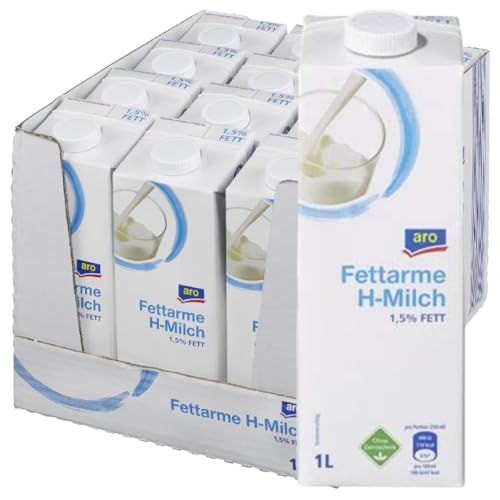 ARROO H-Milch fettarme milch% 1,5 Fett haltbare milch 1000 Mililiter, 12 STÜCK ARROO H-Milch fettarme milch% 1,5 Fett haltbare milch 1000 Mililiter, 12 STÜCK von Generisch