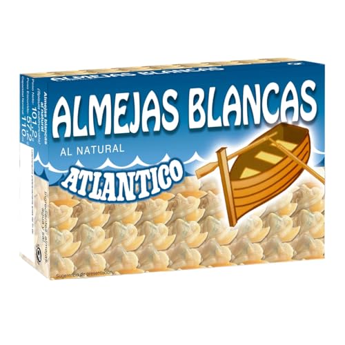 ATLANTICO Weiße Venusmuscheln natur 57 g. 9er Pack von Generisch