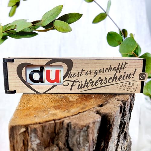 Führerschein Bestanden Geschenk - Schokoriegel Geschenkbox inkl. Duplo Du hast es geschafft! Führerschein! - Führerschein Geschenk, Geschenk Zum Führerschein, Herzlichen Glückwunsch Zum Führerschein von Generisch