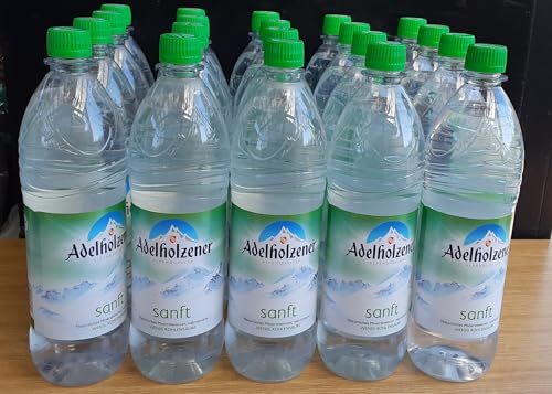 Adelholzener Sanft Mineralwasser, 20 x 1 Liter Flaschen, Natürliches Mineralwasser mit wenig Kohlensäure, inkl. Mehrweg Pfand Adelholzener Sanft Mineralwasser, 20 x 1 Liter Flaschen, Natürliches Mineralwasser mit wenig Kohlensäure, inkl. Mehrweg Pfand von Generisch