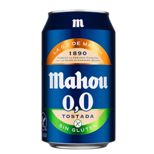 Alkoholfreies Dunkles Bier 0,0% glutenfrei in Dose 33 cl. BIS006. 4er-Pack. von Generisch