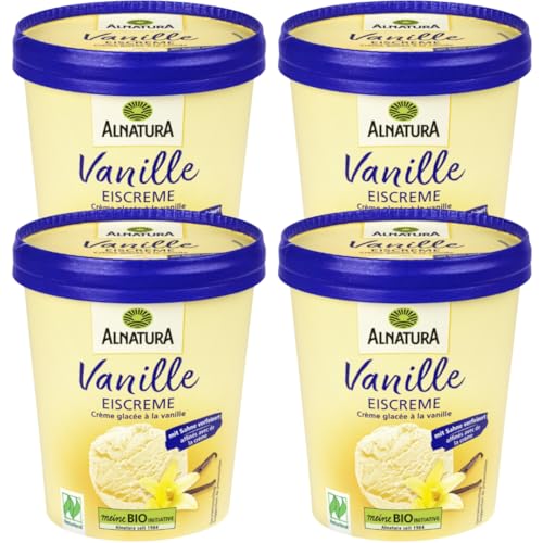 Alna Eiscreme Vanille 500 Gramm, 4 er Alna Eiscreme Vanille 500 Gramm, 4 er von Generisch