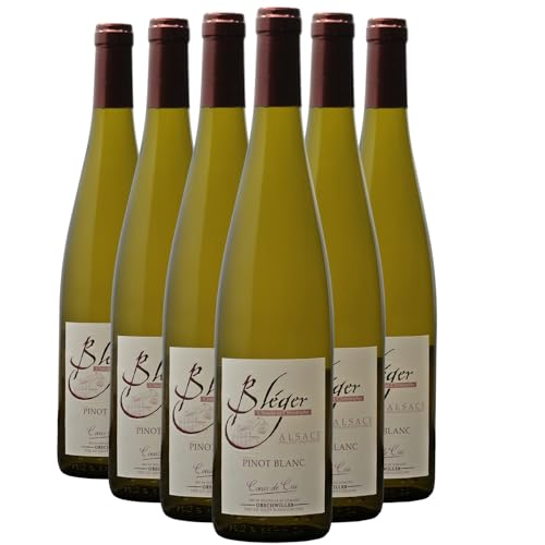 Alsace Pinot Blanc Coeur de Cru Weißwein 2022 - Bio - Domaine Claude et Christophe Bléger - g.U. - Elsass Frankreich - Rebsorte Pinot Blanc - 6x75cl von Generisch