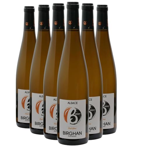 Alsace Pinot Blanc Élevé en Barrique Weißwein 2020 - Bio - Birghan - g.U. - Elsass Frankreich - Rebsorte Pinot Blanc - 6x75cl von Generisch